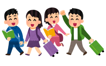 個人でお祝いするイラスト